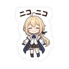 金髪アニメキャラスタンプ