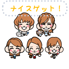 リレーモンズLINEスタンプその2