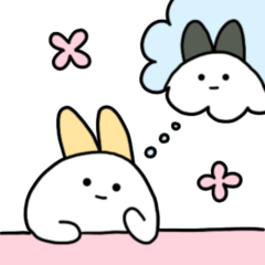 Flirting bunnies