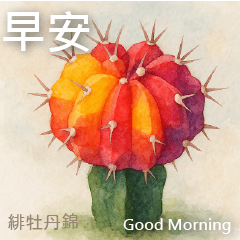 A Gentle Greeting from Succulents 1