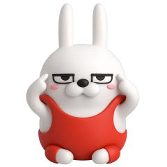 BIG擦れうさぎ 3D 2