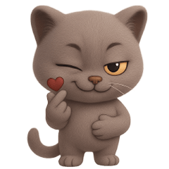 The mischievous brown cat (NO TEXT)