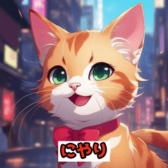 ねこ百面相スタンプ＠