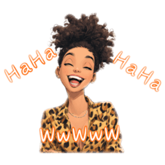 ヒョウ柄大好きレディの日常会話