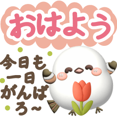 幸せを運ぶ❤️シマエナガ❤挨拶＆気遣い長文