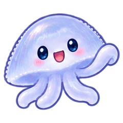 ふしぎな形 ぽこクラゲ
