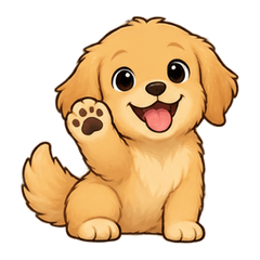 Cute Golden Dog Sunny Chat