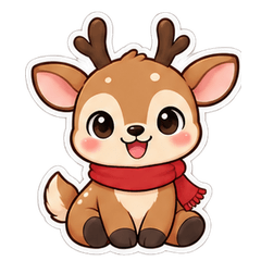 Reindeer Warm Wishes