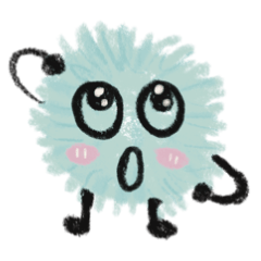 さい画伯の感情スタンプ第一弾