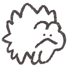 もくもくちゃんのシンプルスタンプ