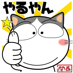 ハチワレ猫★関西のことば