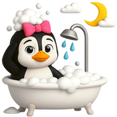 かわいいペンギンのリサ3