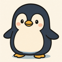 Cheeky Penguin Stickers