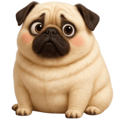 Chubby Pug Tuatung (No text)
