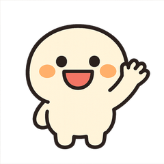 かわいい丸型スタンプ