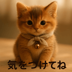 【狐顔の美猫】ソマリ子猫の日常スタンプ