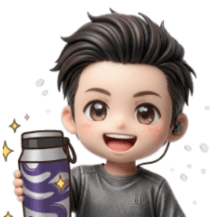 RockRock Boy Sticker No.2up