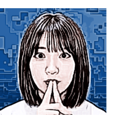 女の子 エフェクト スタンプ 21