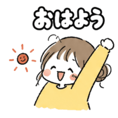 Lazy Girl Doodle Daily Stickers