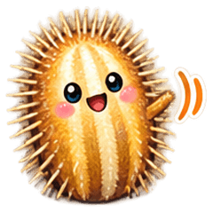 ふしぎな形 サボテンウニ