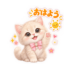 Ena & Co.癒やし子猫の毎日スタンプ♡