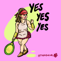 Chubby Tennis Girls