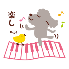 トイプードル色々_うれし、楽し