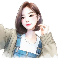 感情豊かなショートヘアの女性 (NT)