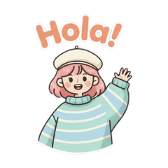 Hola! & Co. スペイン語挨拶スタンプ vol2