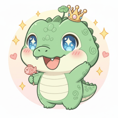 Smile Crocodile's Daily Sticker