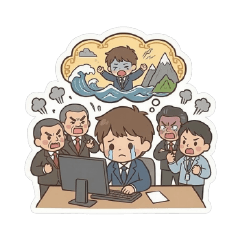 [文字なし] ルー：限界サラリーマンの日常