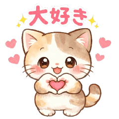 Soft Cute Cat Daily Stickers