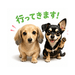 らな＆ロビ 毎日使えるスタンプ