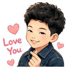 Cute Boy Love and Cheer