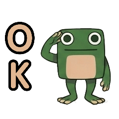 しかくいカエル2