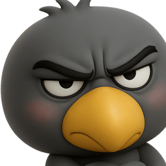 ず～っと使える♡圧が強いハシビロコウ