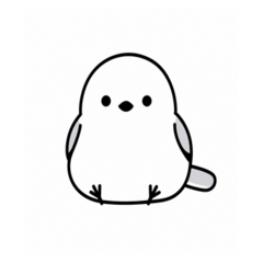 ちんまりシマエナガ