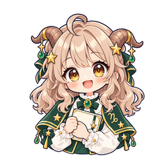 やぎ座・カプリちゃんの日常スタンプ