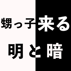 甥っ子が来る　明と暗