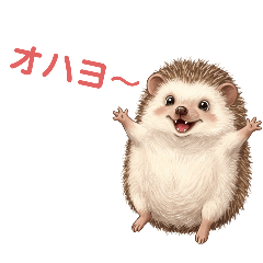 ハリネズミのおはぎさん♡