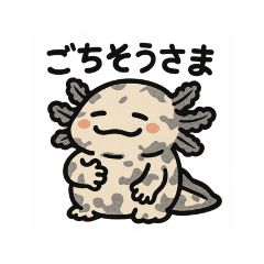 ウーパールーパーマーブル