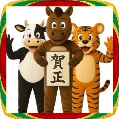 正月バイト君(立ってるだけの簡単なお仕事)