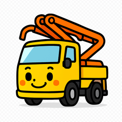 コンクリートポンプ車 スタンプ