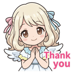 Angel and Devil Cute Angel Stickers