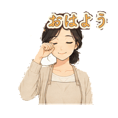 お母さんから子どもへ 動く日常ことば