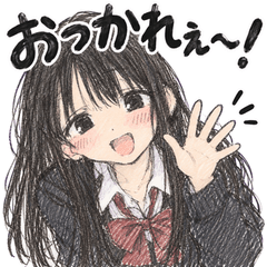 毎日使える黒髪JK