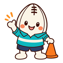 ラグビースクール保護者の連絡スタンプ