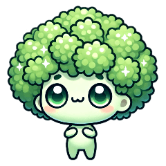 可愛い野菜のコラージュ