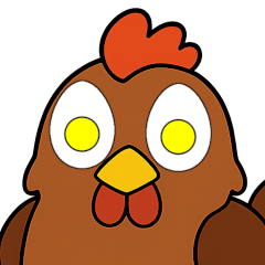 鶏ちゃびびの日常スタンプ
