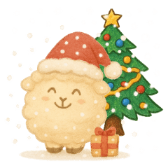 わたあめ子羊 限定スタンプ